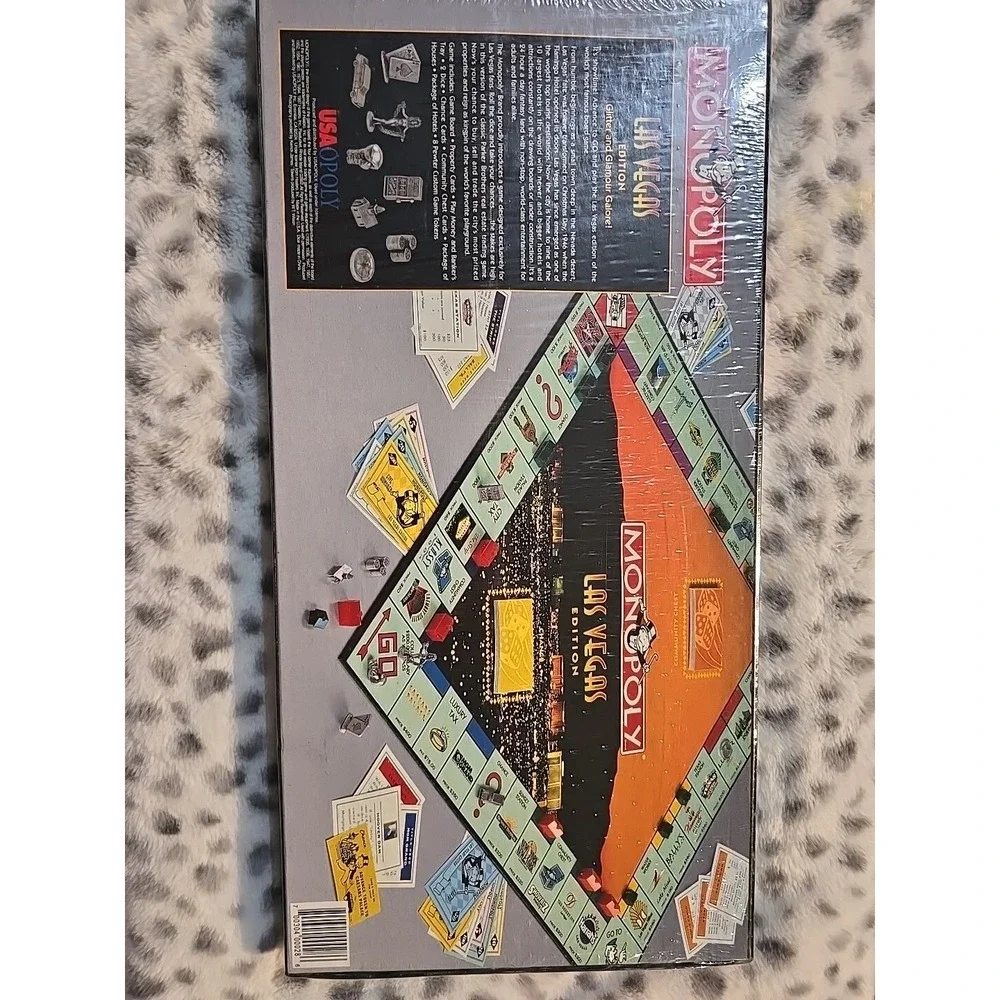 Monopoly Las Vegas Edition‎ Pewter Collectable Tokens Brand Factory Sealed 1997